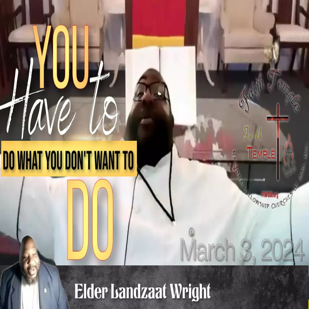 You Have To Do What You Don’t Want To&nbsp;Do